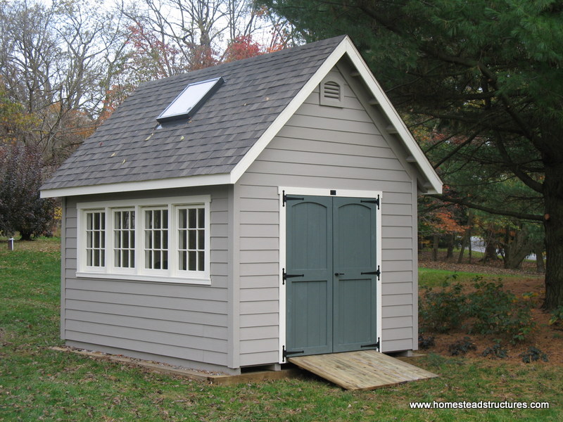 10' x 16' liberty a frame shed hardie plank siding