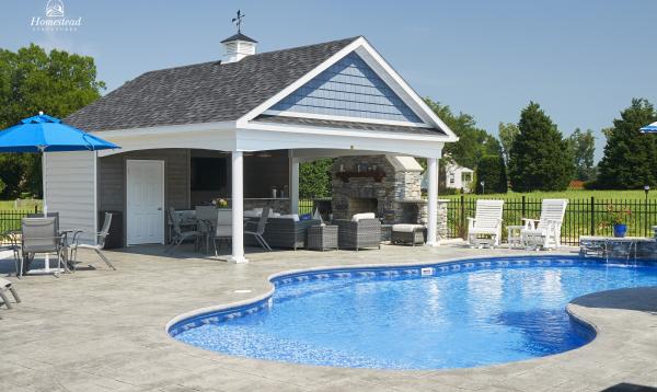 Custom A-Frame Avalon Pool House with M12 Solutions