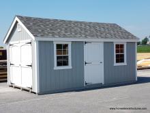 10' x 18' Laurel A-Frame Shed with double and single door