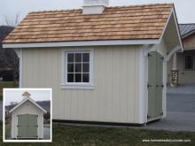 8 x 12 a frame garden series shed with cupola