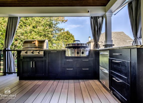 10' x 7' Danver Outdoor Kitchen on Patio Pavilion in West Chester PA
