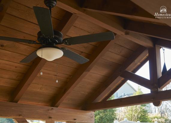 Ceiling fan of Timber Frame Siesta