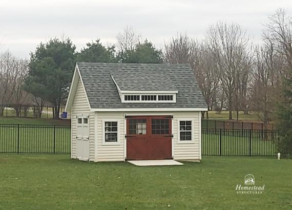 12' x 16' Liberty A-Frame Shed with 3 Transom Dormer
