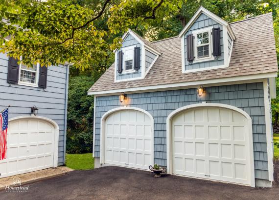 18' x 21' 2 Story 2 Car Garage in CT