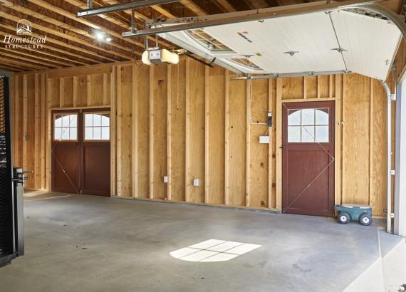 Interior of 28' x 24' Classic 2-Story, 2-Car Garage in Middletown, MD