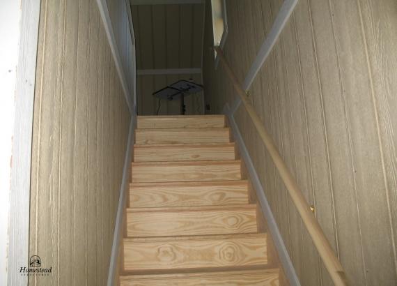 Garage Stairs & Finished Interior