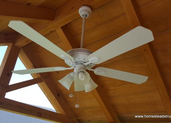 10' x 12' Timberframe Siesta with ceiling fan