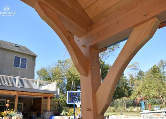 Timber Frame Pavilion Gable
