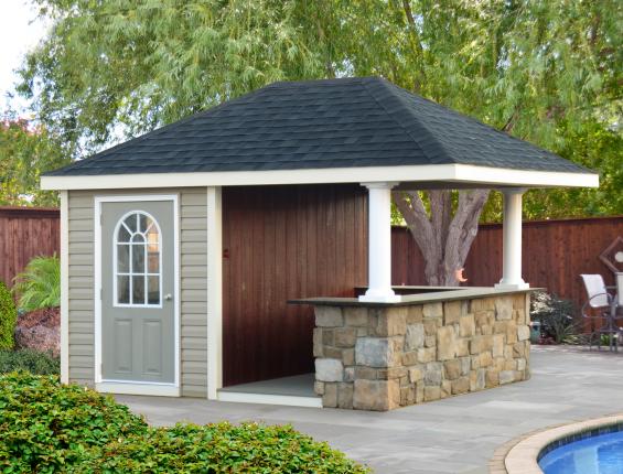 Homestead Structures Hand Crafted Pool Houses, Pavilions 