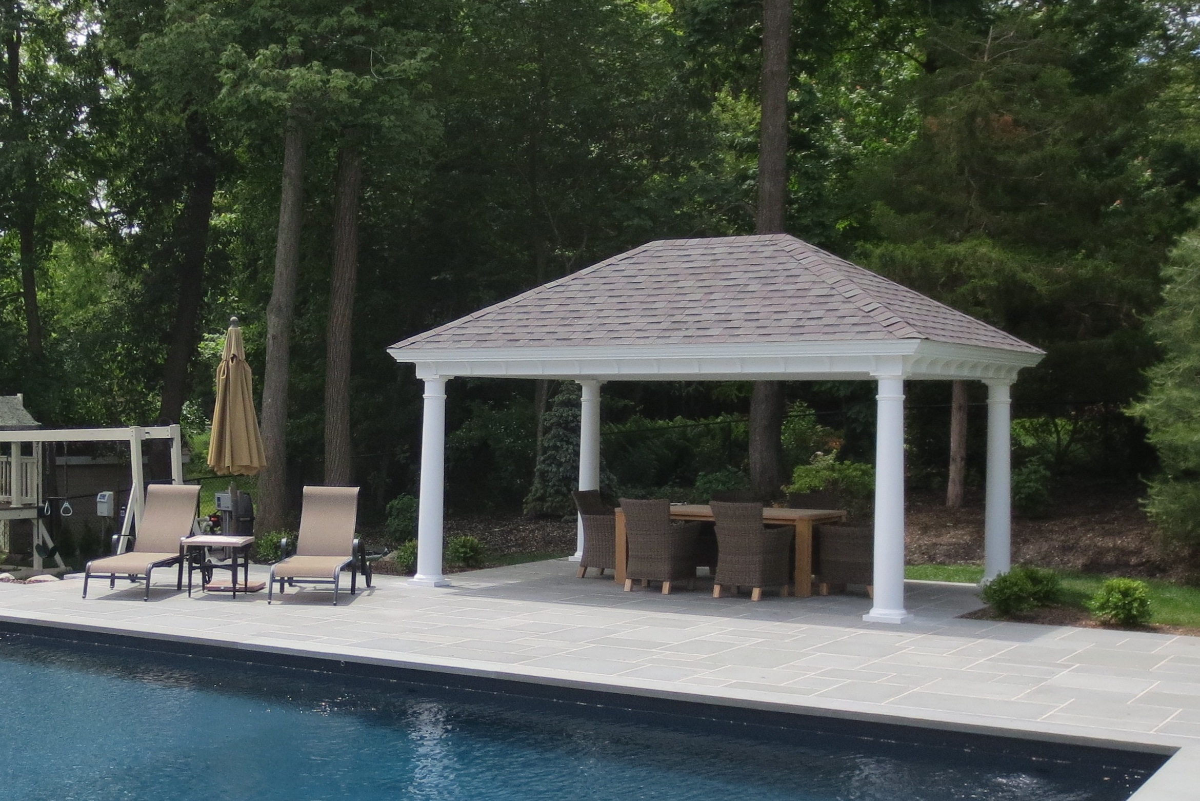 Outdoor Pool Pavilions - Custom Vinyl &amp; Timber Frame - PA ...