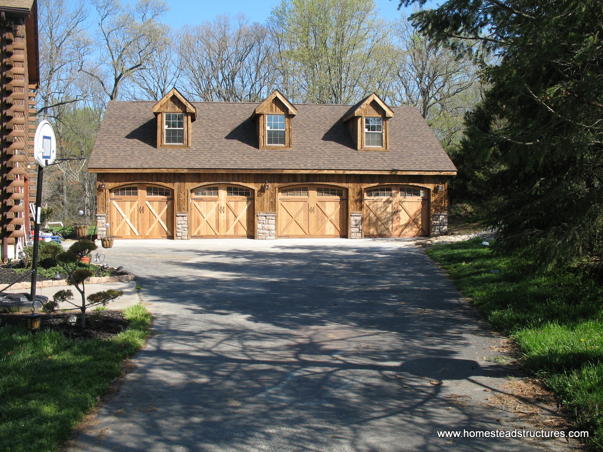 Custom Garage Homestead Structures