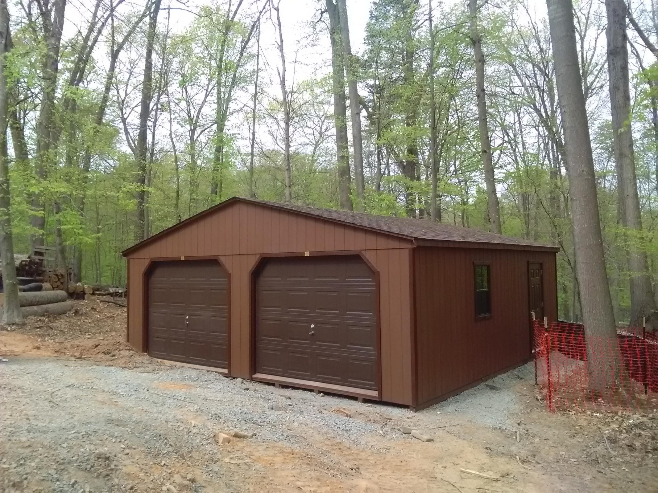 2 Car Garage Homestead Structures