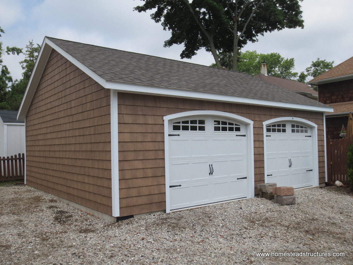 2 Car Garage | Homestead Structures