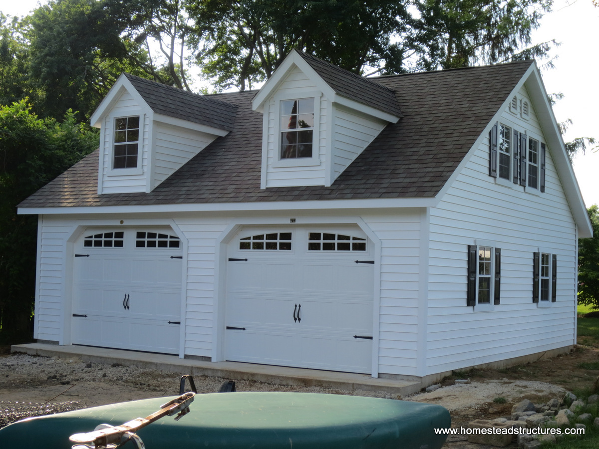 2 car garage homestead structures