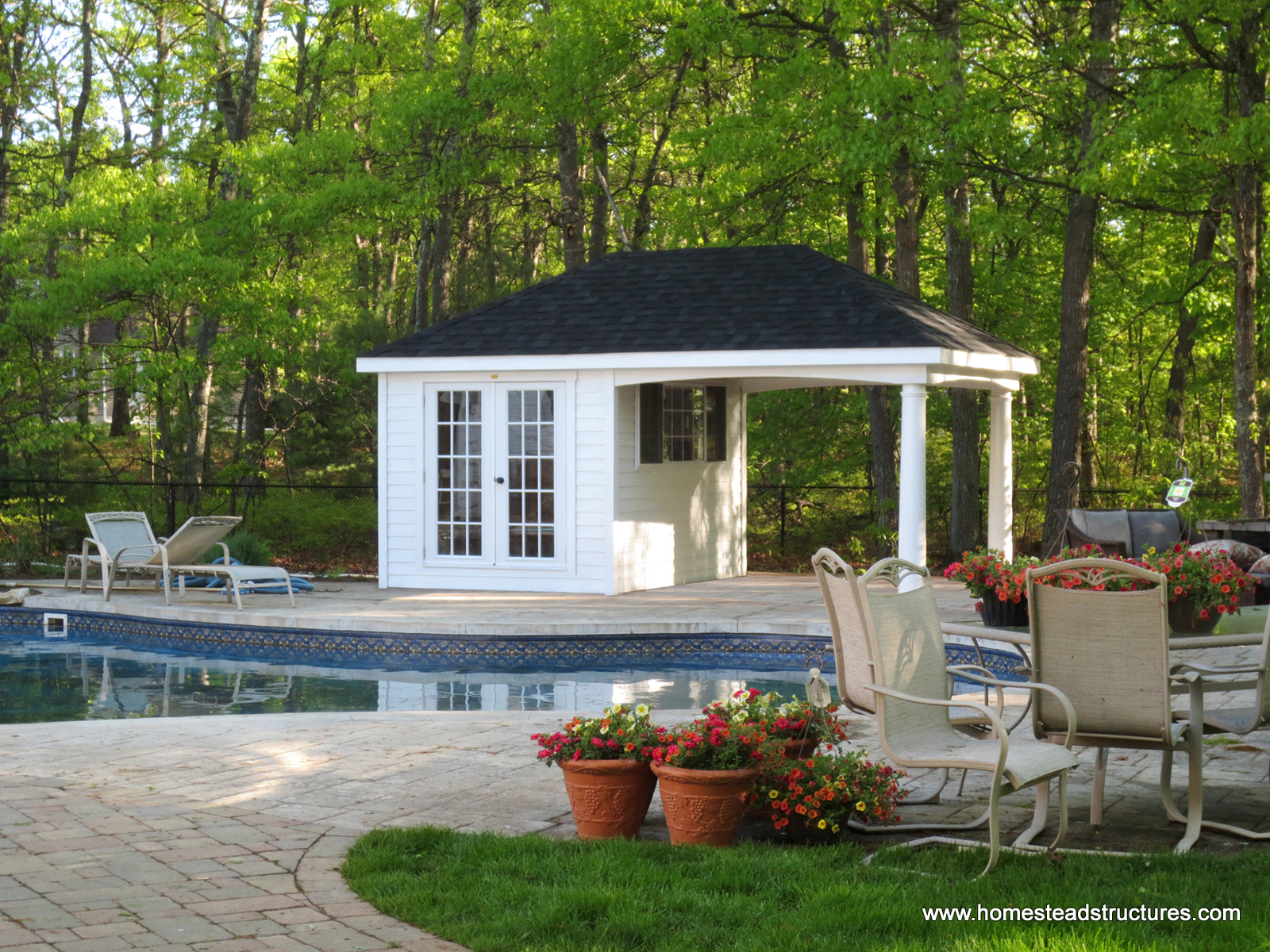 Avalon Pool  House  Homestead Structures