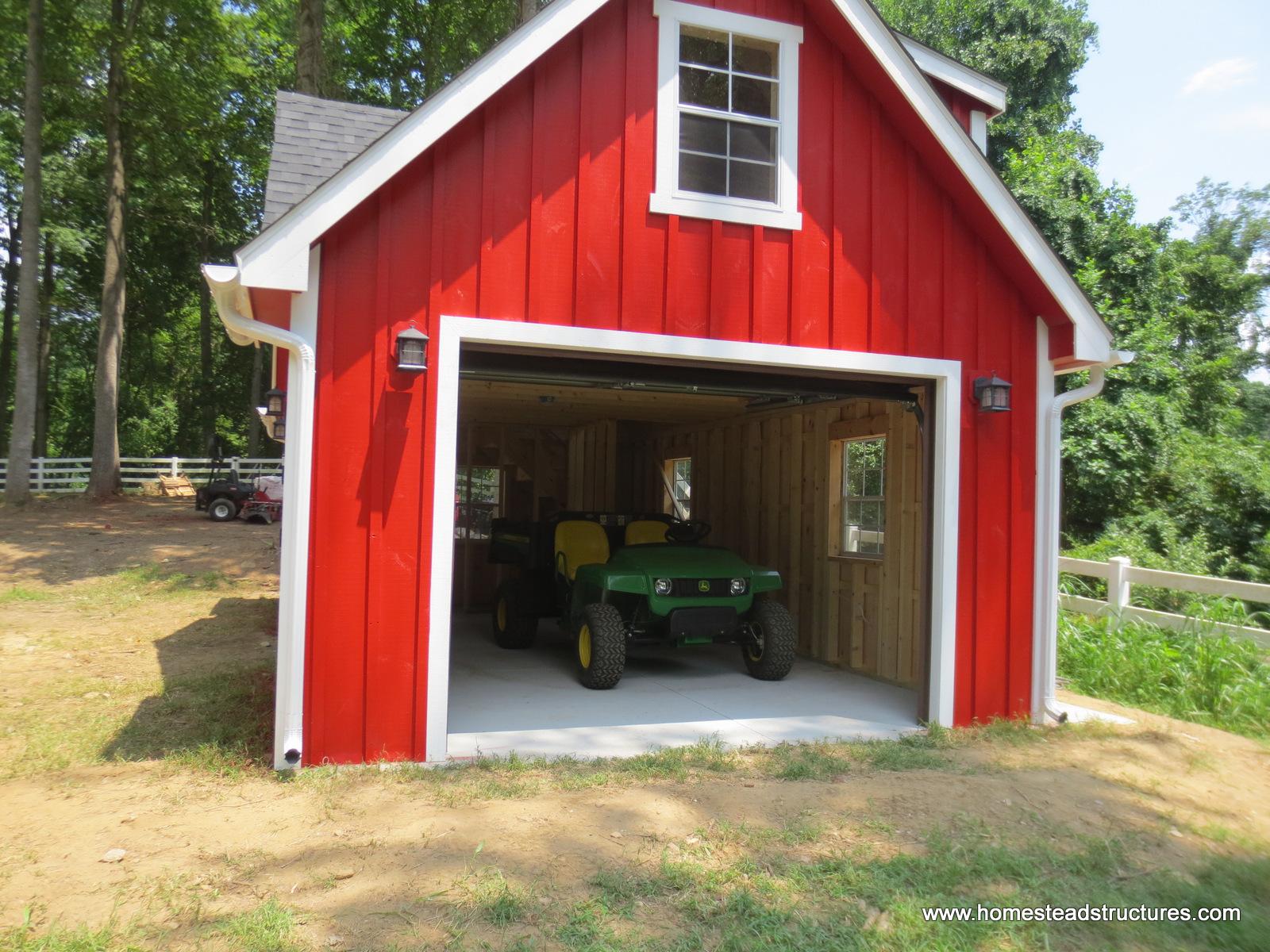 1 Car Garages Homestead Structures