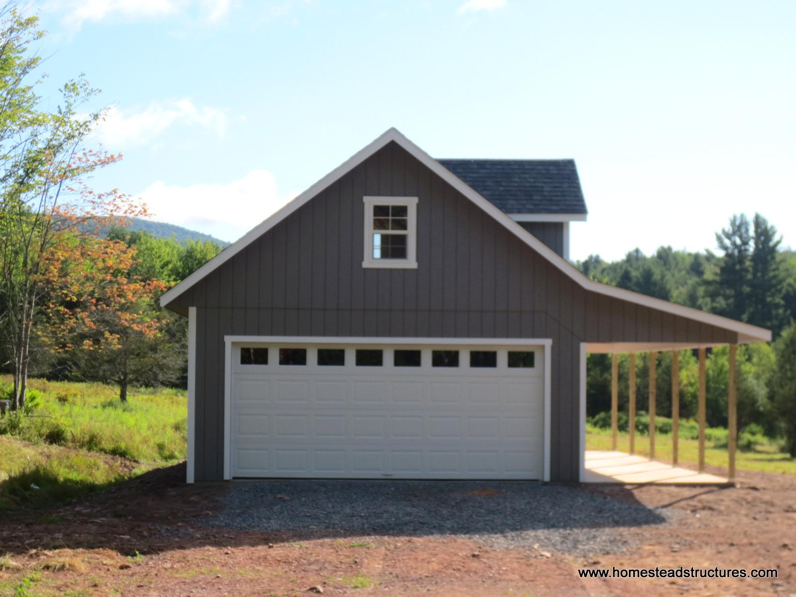 2 Car Garages Homestead Structures