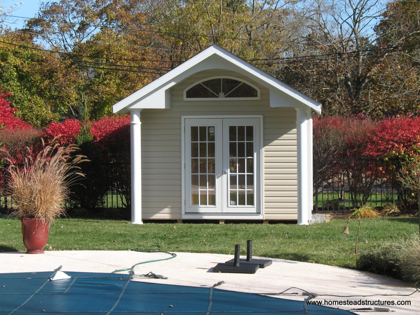 pool sheds homestead structures