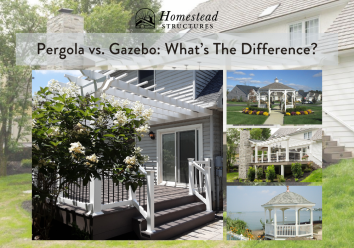 difference between pergolas and gazebos