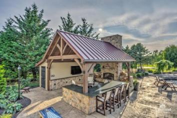 Beautiful backyard gazebo