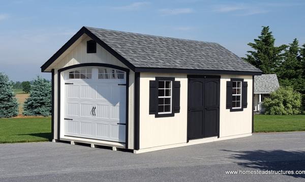 10' x 20' Classic Garage with A Frame & Druatemp Siding 10' x 20' Classic Garage with A Frame & Druatemp Siding