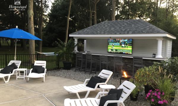 10' x 18' Custom Siesta Poolside Bar in Lincroft, NJ