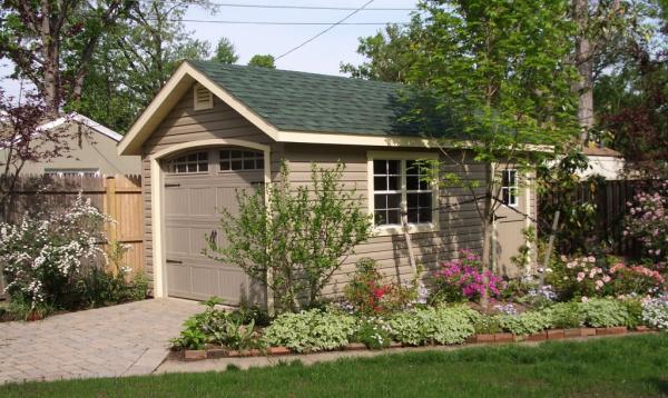 10' x 18' Classic A Frame Garage (Vinyl Siding) 10' x 18' Classic A Frame Garage (Vinyl Siding)