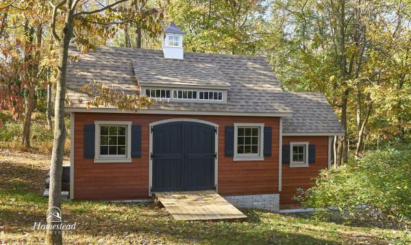 12' x 20' Liberty A-Frame Shed with 8' x 8' attached Liberty mini shed