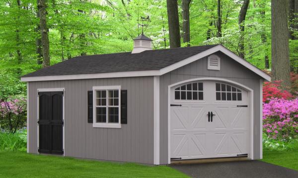 12' x 24' Classic Garage (D-temp Siding) 12' x 24' Classic Garage (D-temp Siding)