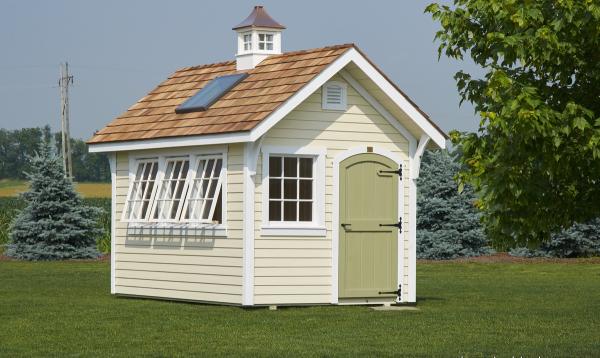 8' x 12' Garden Series A Frame Shed (LP Lap Siding)