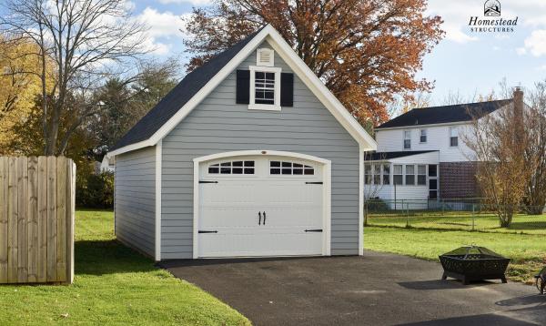 14' x 24' 1-Car 2-Story Liberty Garage