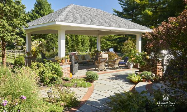 15' x 23' Vintage Pavilion in Pennsylvania Vintage backyard pavilion in Pennsylvania