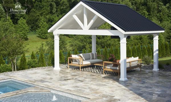 16' x 12' Vintage a-frame Pavilion in Mullica Hill, NJ Vintage backyard pavilion in Mullica Hill, NJ