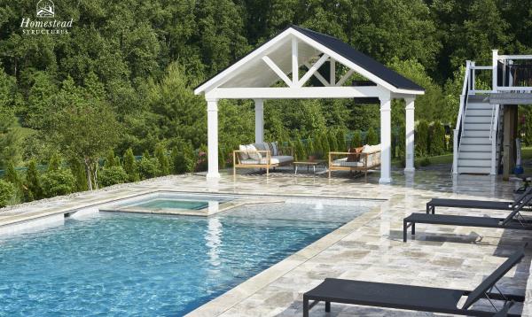 A-Frame Vintage Pavilion in collaboration with Van Brill Pools
