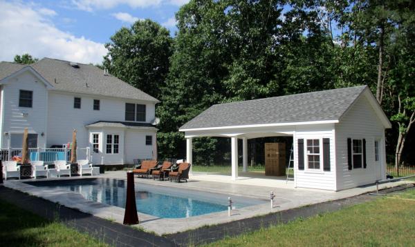 16' x 28' Avalon Pool House in Franklinville, NJ