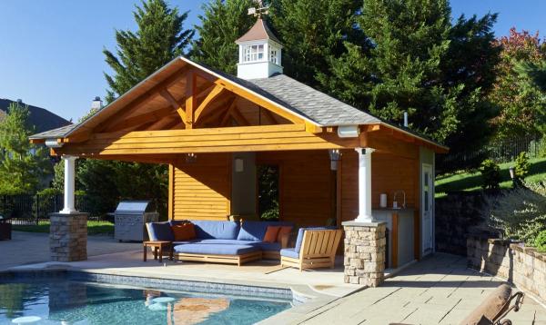 Timber Frame Avalon Pool House 18x22 Timber Frame Avalon Pool House 18x22