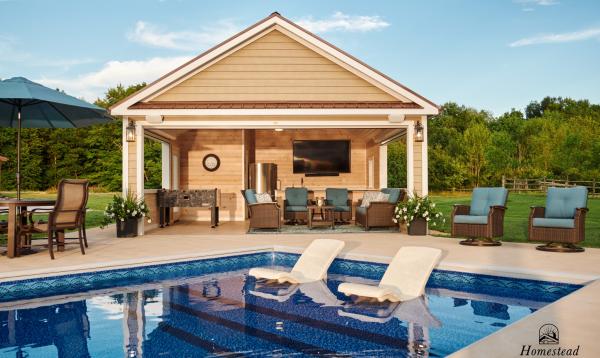 20' x 24' Avalon Pool House in Burton, OH