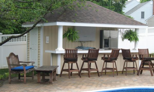 12' x 14' Siesta Pool Cabana (vinyl siding) 12' x 14' Siesta Pool Cabana (vinyl siding)