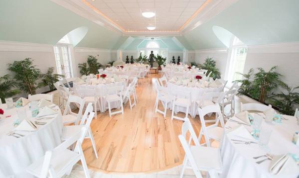 Top floor of wedding venue completed via commercial building & design services by Homestead Structures