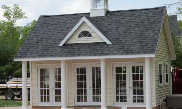17' x 20' Heritage Pool House (vinyl siding) 17' x 20' Heritage Pool House (vinyl siding)