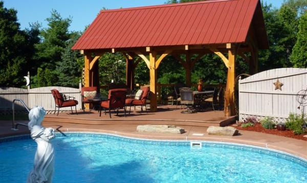 12' x 20' Timber frame Pavilion 12' x 20' Timber frame Pavilion