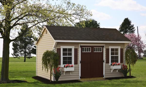 10' x 16' Laurel Series Quaker Shed (Vinyl Siding) 