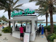 18' x 18' Custom Beach Bar & Snack Bar at Crystal Clear Lagoon in Humble TX