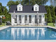 13' x 21' Custom Century Pool House in West Chester PA