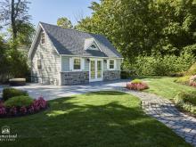 16' x 24' Custom A-Frame Pool House with Finished Interior in Monsey, NY 