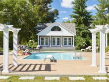 17' x 26' Custom Heritage Liberty Pool House in Long Island