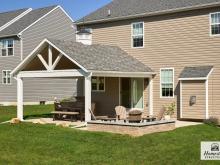 18' x 18' Attached Patio Pavilion in Norristown PA
