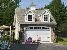 20' x 20' Classic Attic Garage with traditional dormers in Middletown, MD