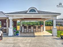 20' x 20' Vintage Pavilion with Danver Outdoor Kitchen in New Holland PA