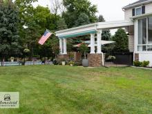 20' x 30' Attached Patio Pavilion with Privacy Screen in Collegeville PA